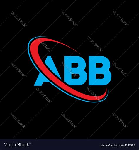 Abb logo letter design Royalty Free Vector Image