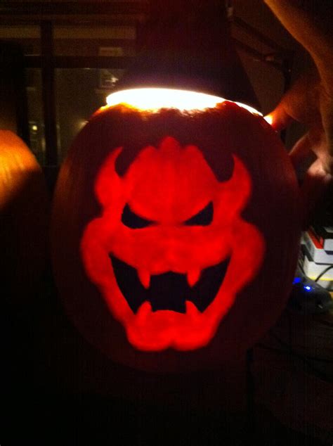 Bowser Pumpkin 2010 by ShyGuyBand on DeviantArt