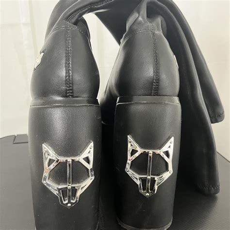 Naked Wolfe Spice Black Stretch Boots Us 7 5 Depop