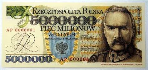 Купить 5000000 ЗЛ ЮЗЕФ ПИЛСУДСКИЙ 1995 СЕР. АП - СТ. 1: отзывы, фото и ...