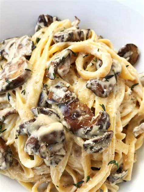 Fettuccine Alfredo With Mushrooms My Casual Pantry