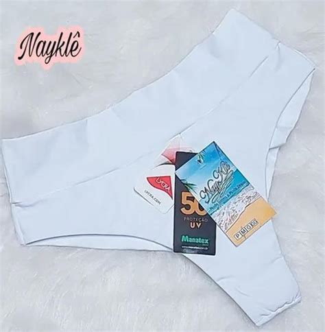 Calcinha De Biquíni Hot Paint Fio Duplo Cintura Alta Nayklê Moda Praia Calcinha Biquíni