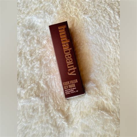 Huda Beauty Makeup New Huda Beauty Icy Nude Faux Filler Lip Gloss Shade She Flirty Poshmark