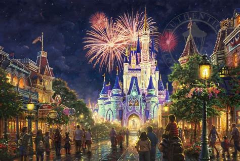 Disney Paintings By Thomas Kinkade That Look Even Better Than The