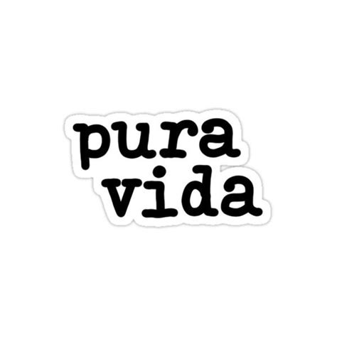 Pura Vida Trendy Life Ocean Vsco Aesthetic Sticker For Sale By