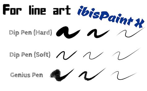 6 Best Brushes for Lineart in ibisPaint X