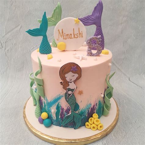 Mermaid Birthday Cake Mermaid Tail Cake Order Custom Cakes In