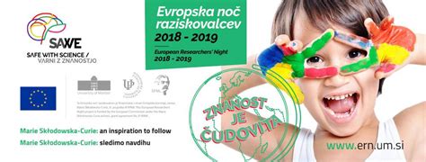 PF Evropska noč raziskovalcev 2018 Sledimo navdihu