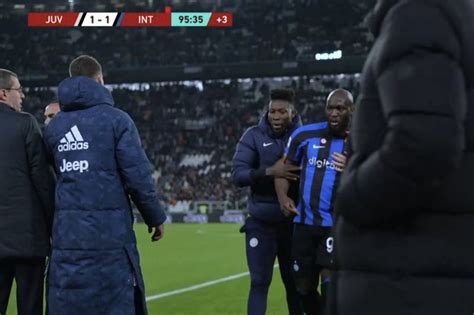 Juventus Inter Espulsi Lukaku Handanovic E Cuadrado Nel Finale L