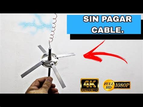 YA NO PAGUES CABLE FABRICA TU PROPIA ANTENA HD SUPER POTENTE Y