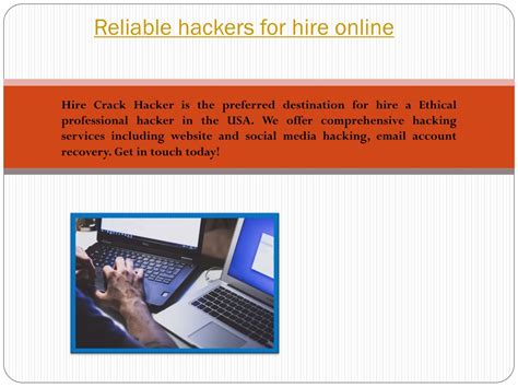 Ppt Hire Crack Hacker Professional Hacker Recovery Hacker