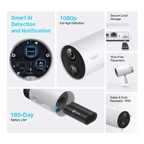 Tapo C S Smart Wire Free Security Camera System Camera System