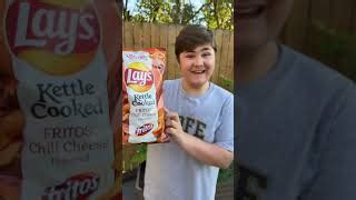 We Try The New Lays Fritos Chili Cheese Flavored Chips Chris Frezza