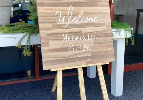 Custom Welcome Sign For Hire Geelong Unique Party Boutique