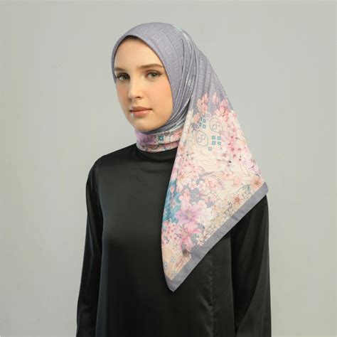 Jual Zoya Zaiva Scarf Kerudung Hijab Segiempat Motif With Box Bahan