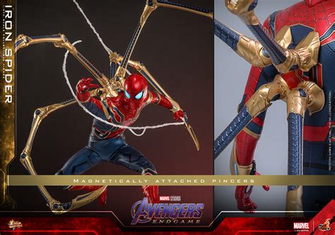 Hot Toys Iron Spider Upgraded Sixth Scale Figure Marvel Limited Collectible Comic Concepts