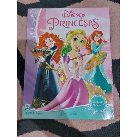 Kit Album Princesas Disney Fabulosos Talentos Figurinhas