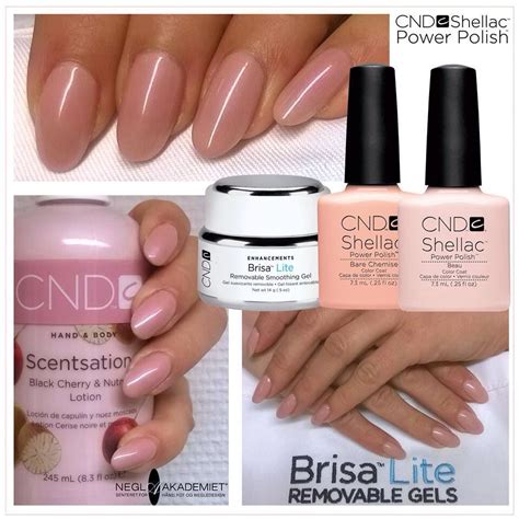 CND Shellac With Brisa Gel On Natural Nails Than One Coat Of Bare