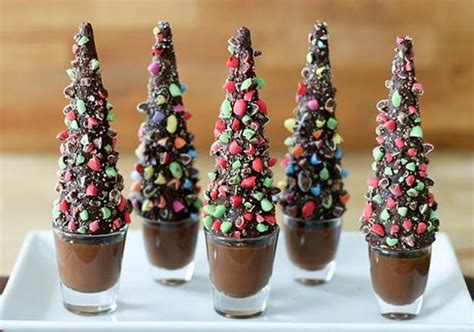 Christmas Tree Inspired Holiday Crafts Christmas Tree Desserts Christmas Chocolate