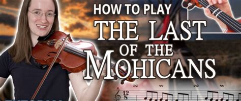 The Last of the Mohicans Theme (The Gael) - Violin Tutorial ...