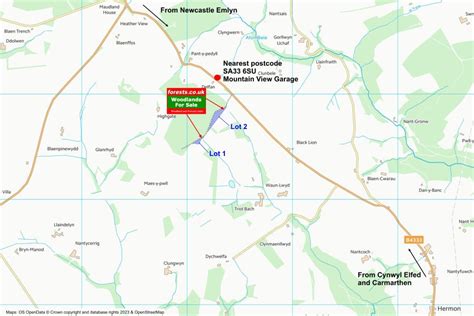 Dan Y Goilan Lot 2 Sstc Hermon Cynwyl Elfed Carmarthenshire