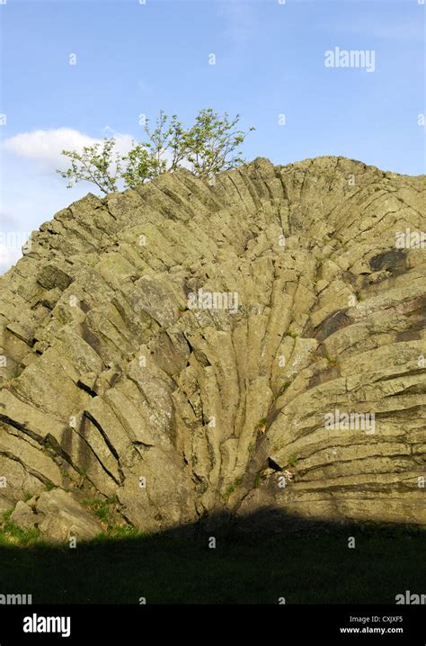 Basaltbildung am hirtstein Fotos und Bildmaterial in hoher Auflösung