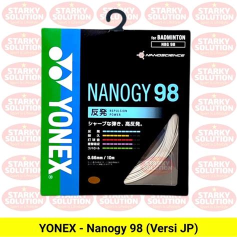 Jual Senar Raket Bulutangkis YONEX NANOGY 98 JP Badminton JAPAN