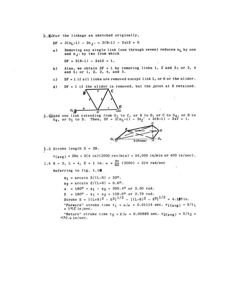 Solution Manual For Kinematics And Dynamics Of Machinery 3 E 3rd