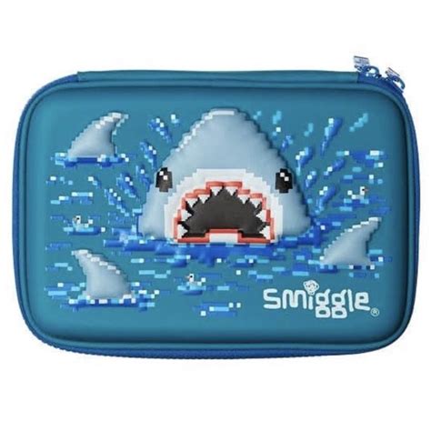 Jual Smiggle Pencil Case Hardtop Beyond Shark Kotak Pensil Smiggle