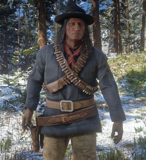 Wapiti Native American Warrior. : r/reddeadfashion