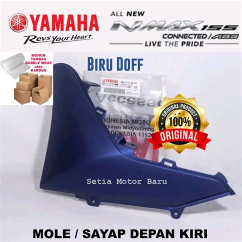 Sayap Depan Bawah Mole Side All New Nmax Biru Dof 2020 Original Yamaha