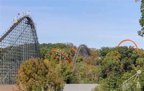 The Voyage Wooden Roller Coaster | Holiday World Theme Park & Splashin' Safari Water Park