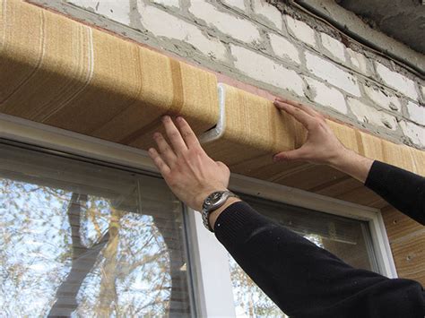 Термооткосы.| Наружные откосы из пенопласта.