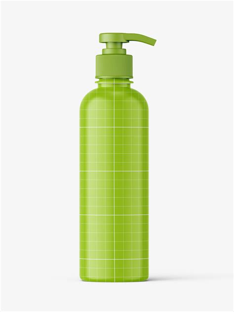 Glossy Pump Bottle Mockup Smarty Mockups