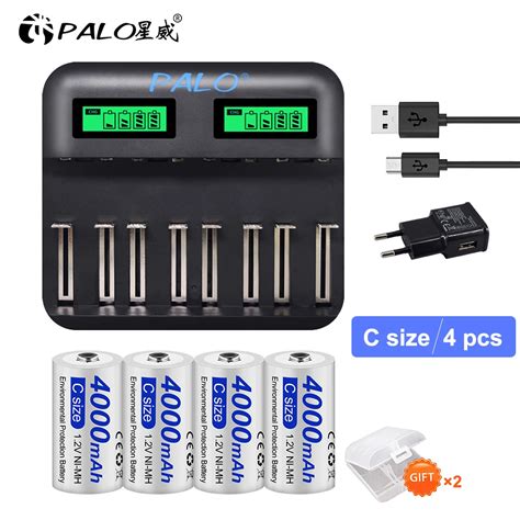 Palo V C Size Rechargeable Battery R Lr Type C Battery Batteries