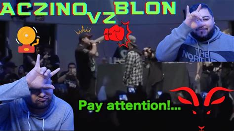 Aczino Vs Blon Extreme Battle Madrid Reaccion Eng Sub Part 1 YouTube