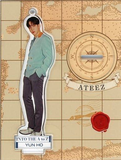 駿河屋 ジョン・ユンホ アクリルスタンドキーホルダー 「ateez Into The A To Z Pop Up Store」（キー