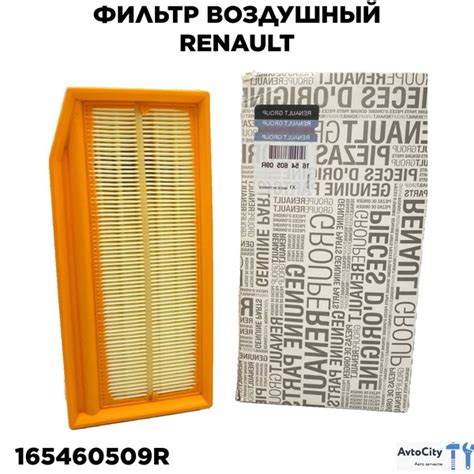 Фильтр воздушный Renault 165460509R - купить по выгодным ценам в ...