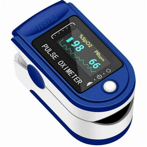 Pulse Oximeter Fingertip Blood Oxygen SpO2 Monitor PR PI Heart Rate