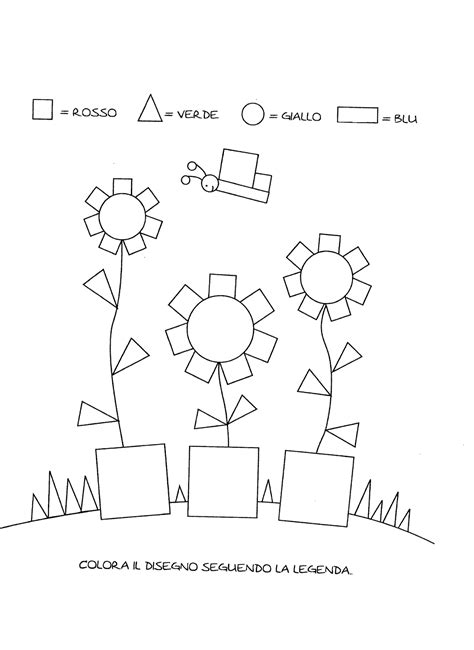 La Maestra Linda Figure Geometriche Attivit Per Bambini Di Anni