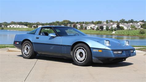 Light Blue 1984 Chevrolet Corvette