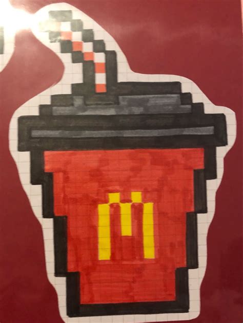 Pixelart Pixel Graph Pixelated Cute Food Drink Mcdonalds Artofit