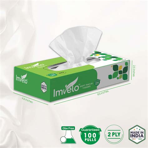 Buy Imvelo Ultra Soft Ply Facial Tissues Box Pack Of Pulls