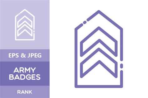 Army Badges Icon - Rank Graphic by beldonbenediktus · Creative Fabrica