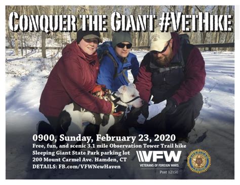 Conquer The Giant VetHike VFW New Haven Post 12150