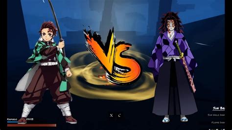 Pvp Sun Breathing Vs Moon Breathing Demonslayer Midnight Sun YouTube