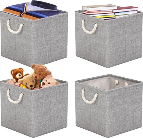 Mangata Cube De Rangement Tissu 33x33x33cm Panier Cube De Rangement