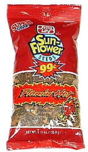 Frito Lay Flamin Hot Sunflower Seeds Oz Nutrition Information Innit