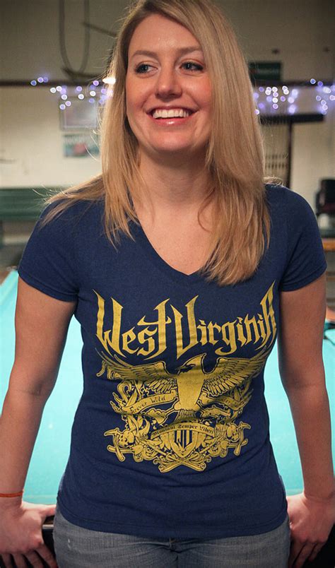 West Virginia Crest Womens T Shirt Made In West Virginia