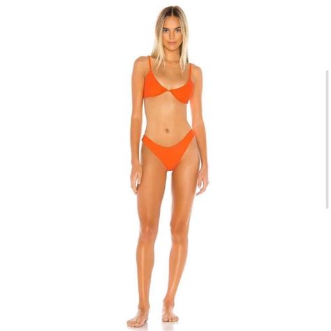 Danielle Guizio Swim Danielle Guizio Womens Lure Bikini Top And